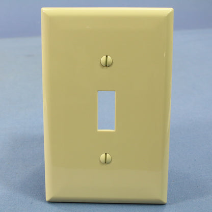 Cooper PJ1V Ivory 1-Gang Toggle Unbreakable Nylon Mid-Size Wallplate Cover 20pcs