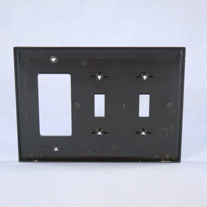 Cooper Wiring Devices PJ226BK Light Almond Black Mid-size 3G