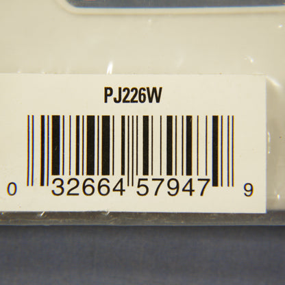Cooper PJ226W White 3-Gang Toggle Decorator Unbreakable Mid-Size Wallplate Cover