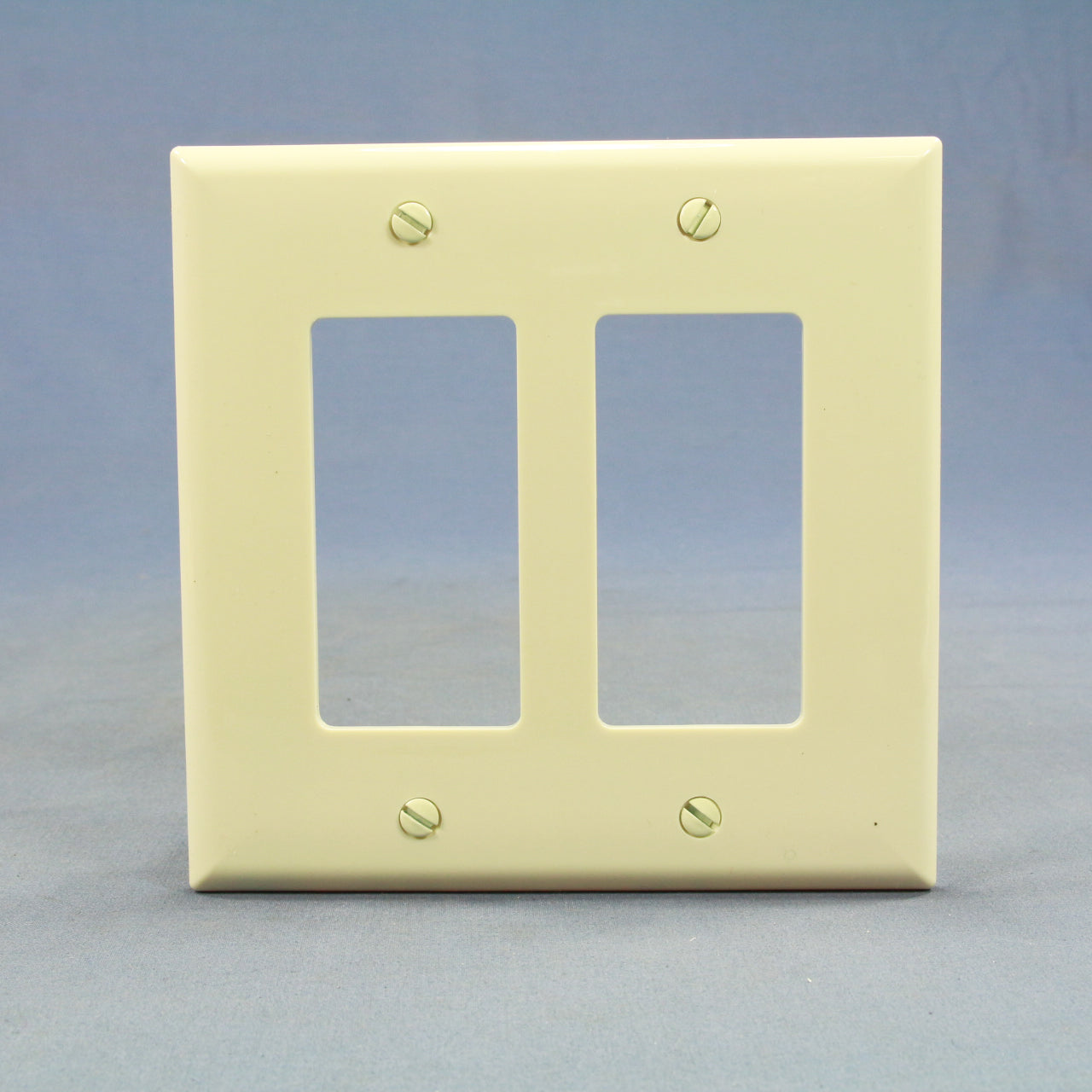 Cooper PJ262A Almond 2-Gang Decorator GFCI Nylon Mid-Size Wallplate Cover 20pcs
