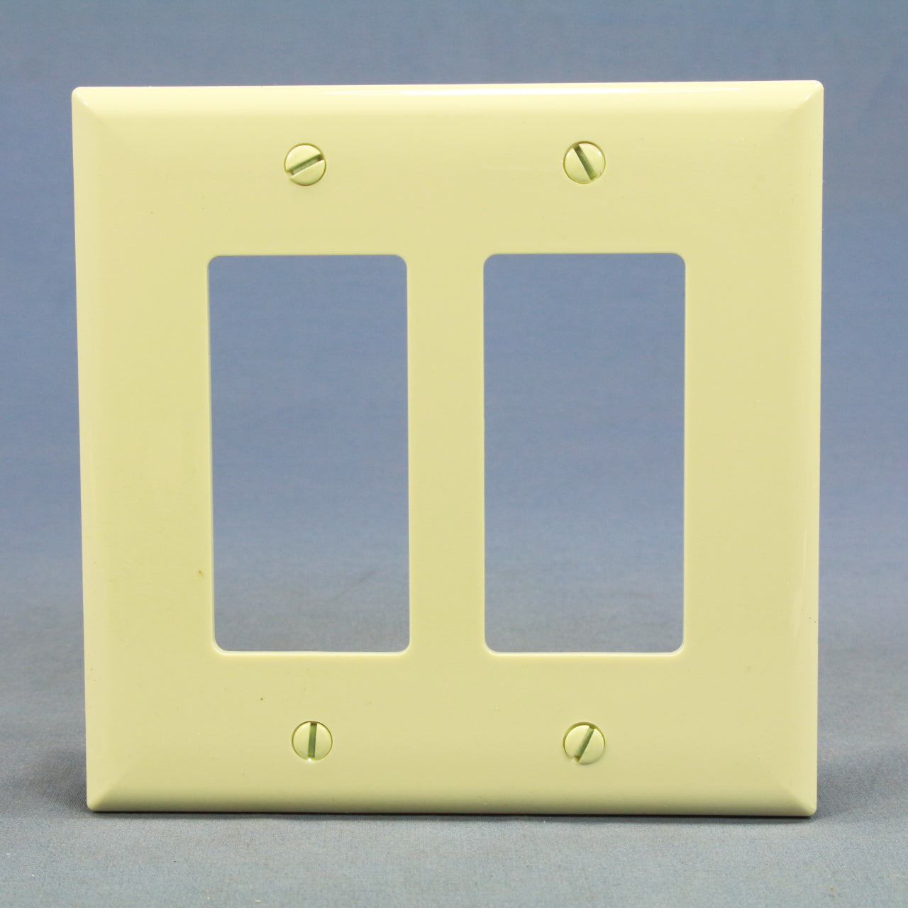 Cooper PJ262A Almond 2-Gang Decorator GFCI Unbreakable Mid-Size Wallplate Cover