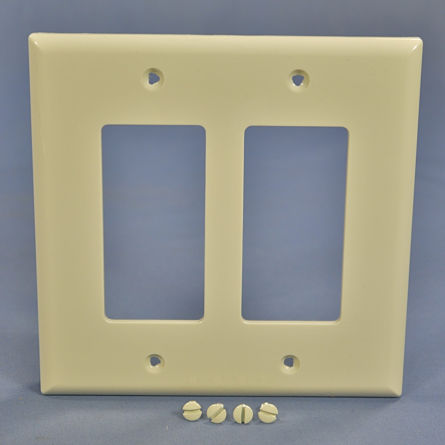 Cooper PJ262LA Lt Almond Decorator Unbreakable GFCI GFI Mid-Size Wallplate Cover