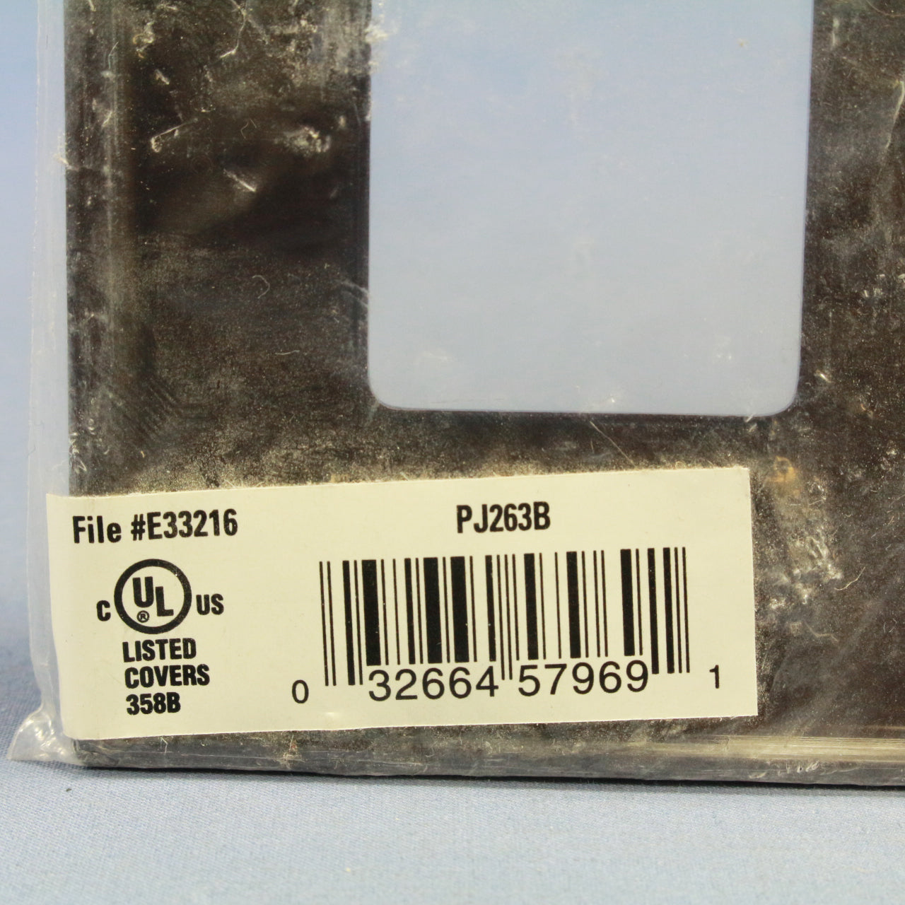 Cooper PJ263B Brown 3-Gang Decorator GFCI Unbreakable Mid-Size Wallplate Cover
