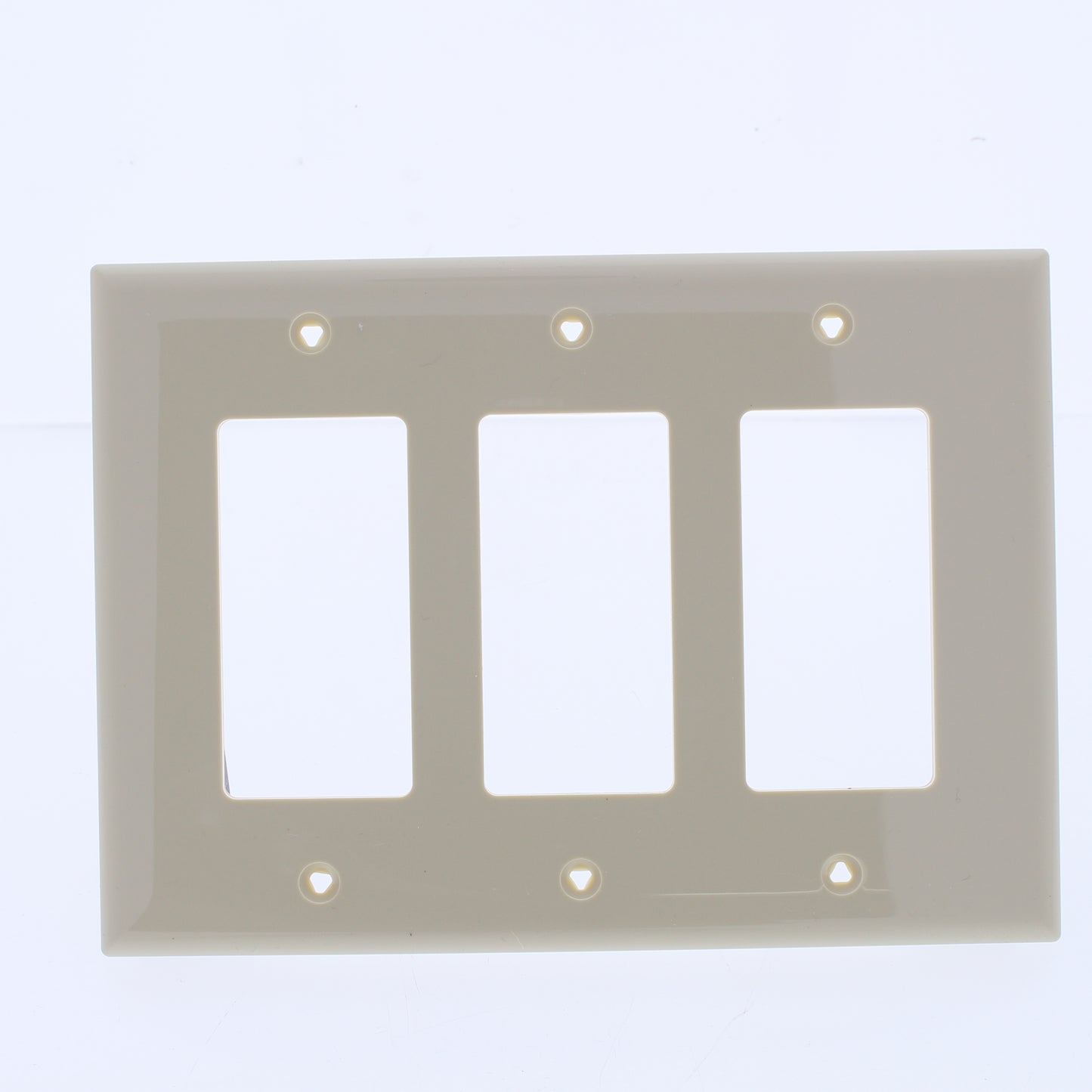 Cooper PJ263V Ivory 3-Gang Decorator GFCI Polycarbonate Mid-Size Wallplate 15pcs