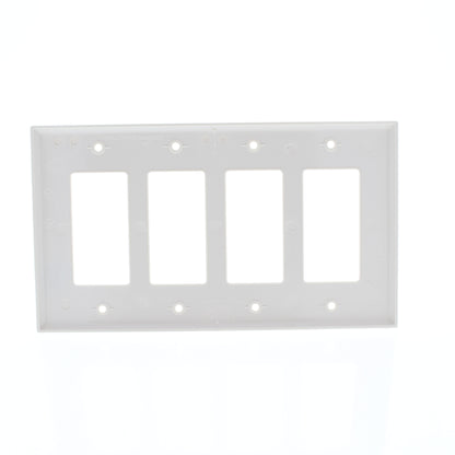 Cooper PJ264LA Light Almond 4-Gang Decorator GFCI Mid-Size Wallplate Cover 15pcs