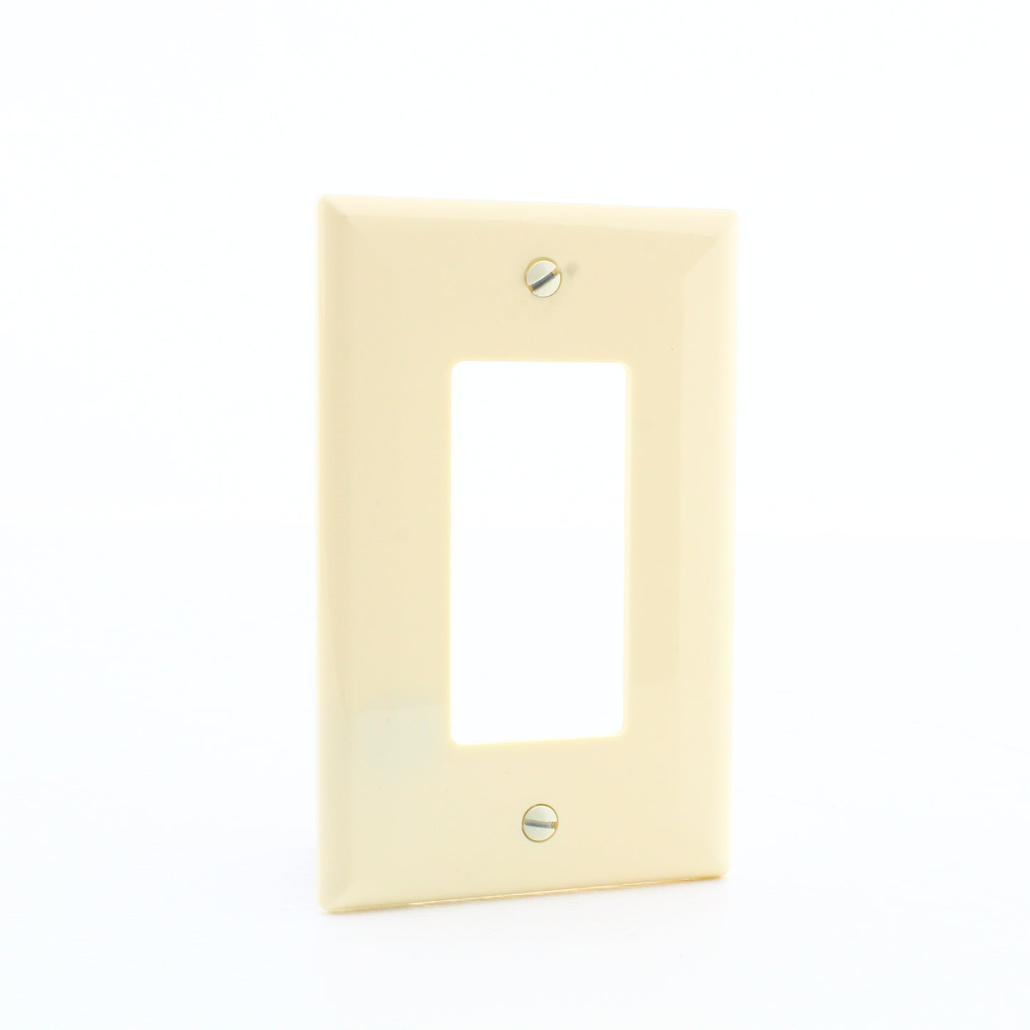 Cooper PJ26A Almond 1-Gang Decorator GFCI Nylon Mid-Size Wallplate Cover 40-pack
