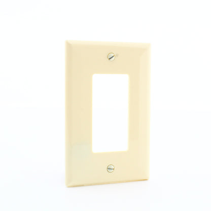 Cooper PJ26A Almond 1-Gang Decorator GFCI Nylon Mid-Size Wallplate Cover 40-pack