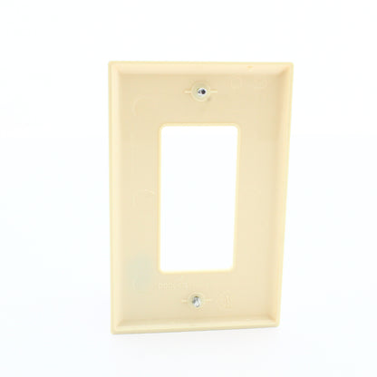 Cooper PJ26A Almond 1-Gang Decorator GFCI Nylon Mid-Size Wallplate Cover 40-pack