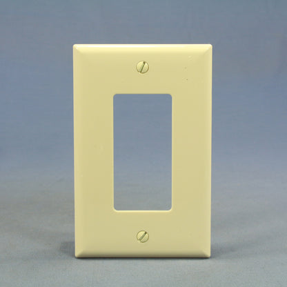Cooper PJ26A Almond 1-Gang Decorator GFCI Unbreakable Mid-Size Wallplate Cover