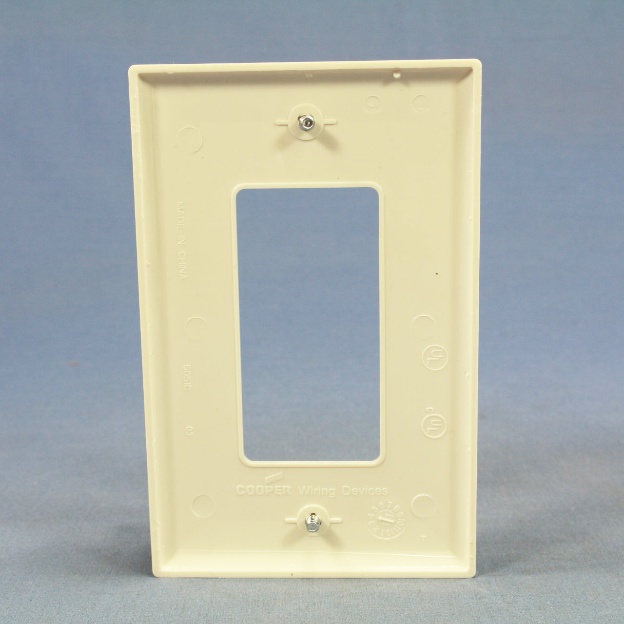 Cooper PJ26LA Light Almond 1-Gang Decorator GFCI Mid-Size Wallplate Cover 20pcs
