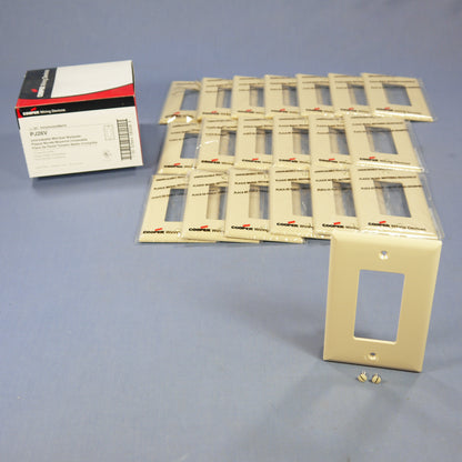 Cooper PJ26V Ivory 1-Gang Decorator GFCI Nylon Mid-Size Wallplate Cover 20-pack