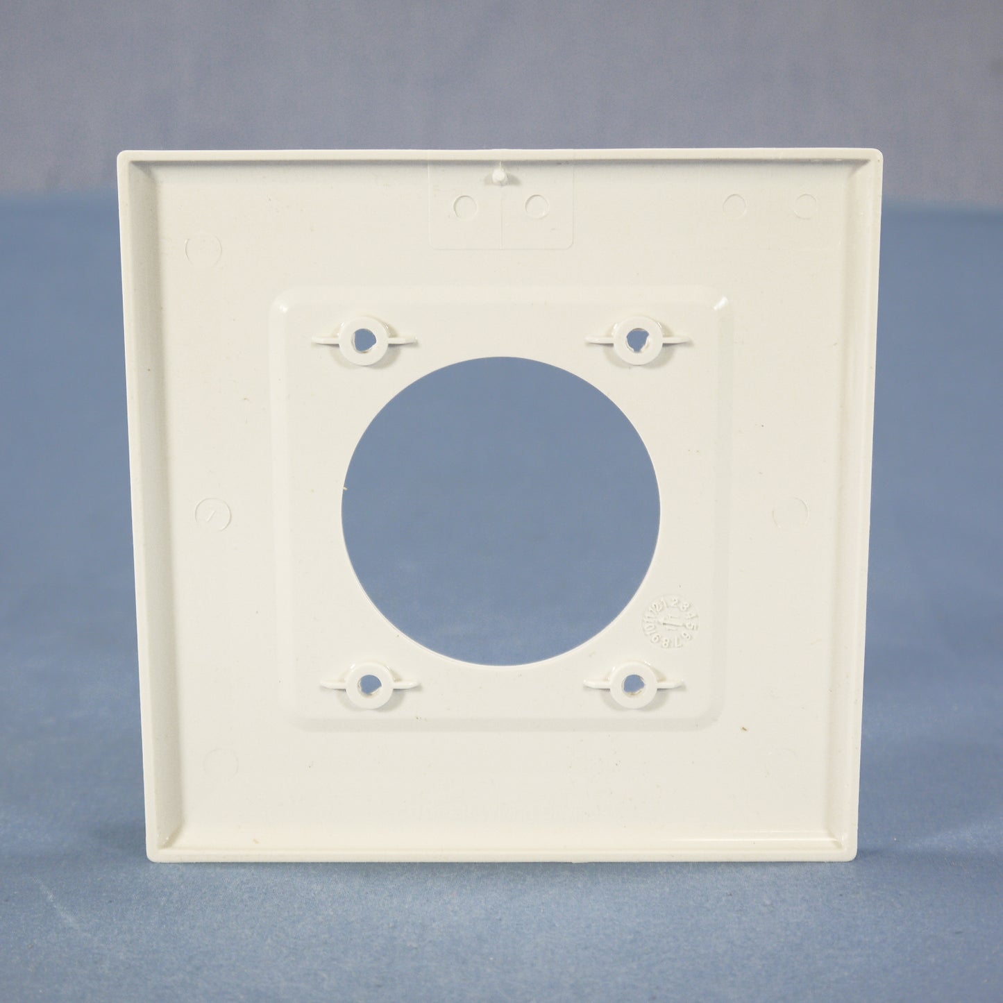 Cooper PJ703W White 2-Gang 2.15" Dia Outlet Unbreakable Mid-Size Wallplate Cover