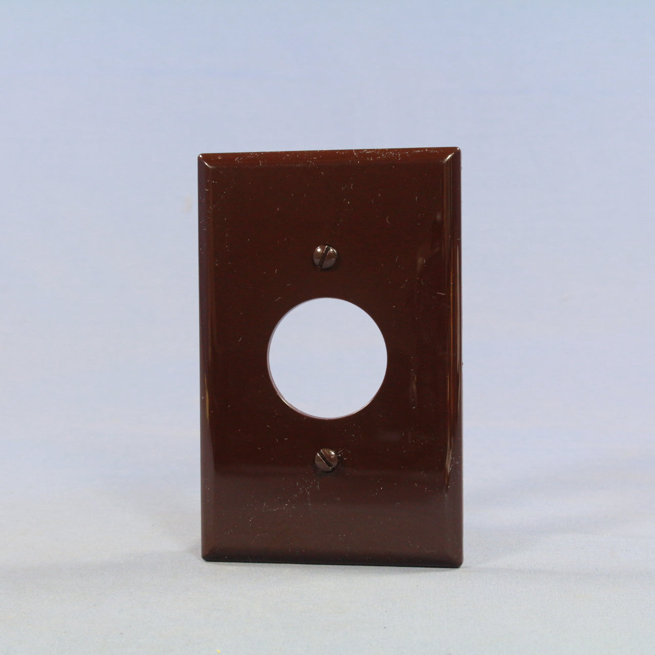 Cooper PJ7B Brown 1-Gang 1.406in. Outlet Unbreakable Mid-Size Wallplate Cover