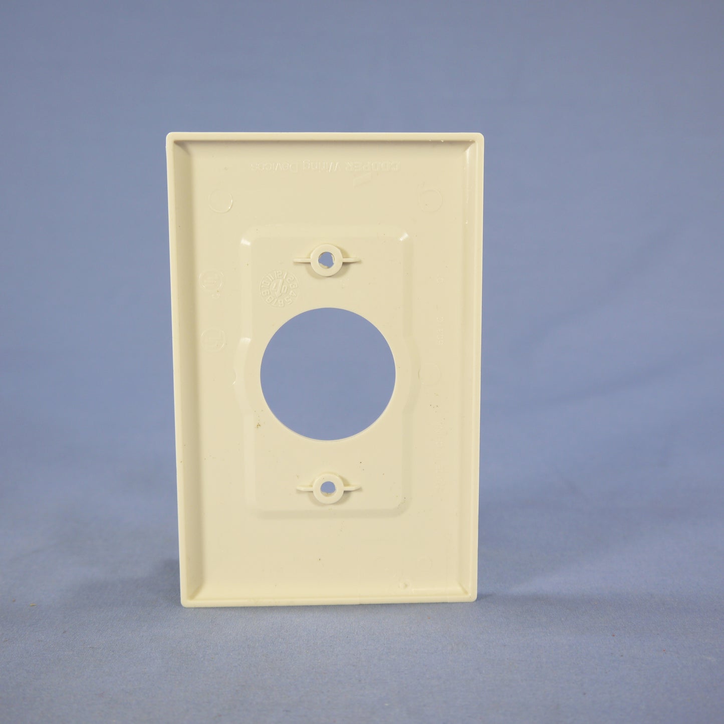 Cooper PJ7LA Lt Almond 1.406" Mid-Size 1-Gang Receptacle Nylon Wallplate Covers
