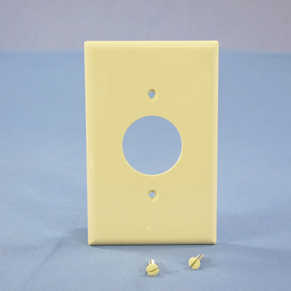 Cooper PJ7V Ivory 1-Gang 1.406in. Outlet Unbreakable Mid-Size Wallplate Cover