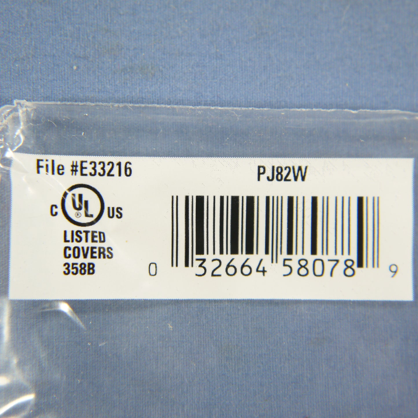 Cooper PJ82W White 2-Gang Duplex Outlet Unbreakable Nylon Mid-Size Wallplate