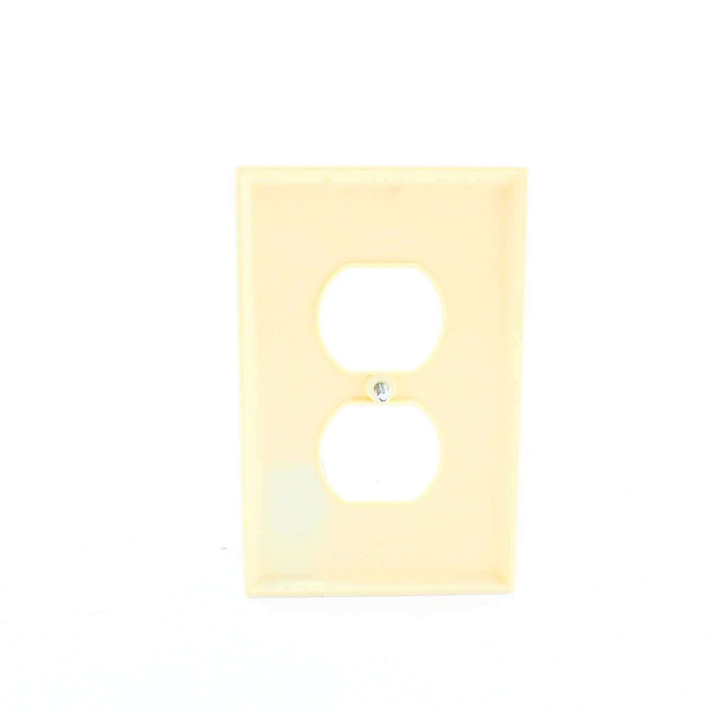 Cooper PJ8A Almond Mid-size 1-Gang Receptacle Wallplate Outlet Nylon Cover 90pcs