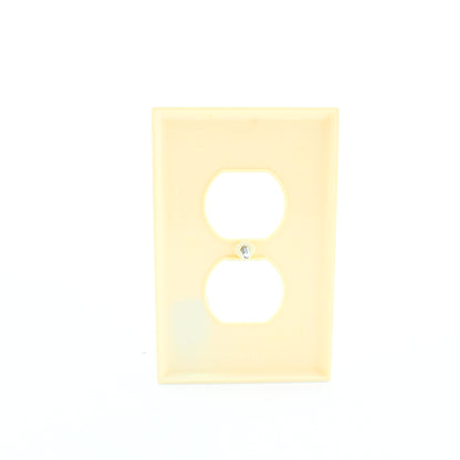 Cooper PJ8A Almond Mid-size 1-Gang Receptacle Wallplate Outlet Nylon Cover 90pcs