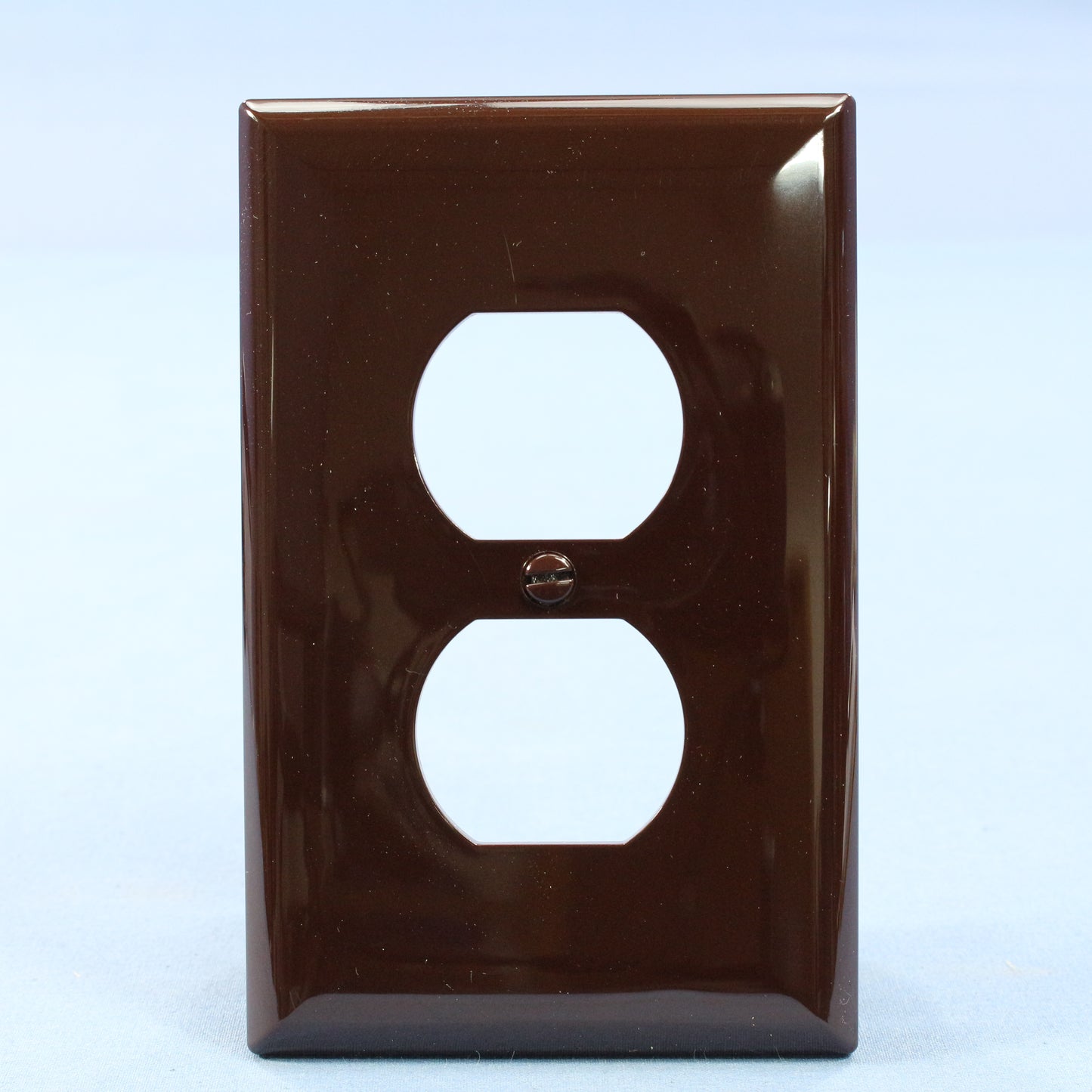 25 Cooper Brown Mid-Size 1G Unbreakable Receptacle Wallplate Outlet Covers PJ8B