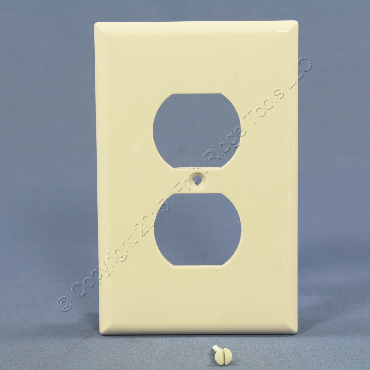 Cooper PJ8LA Lt Almond 1-Gang Duplex Unbreakable Mid-Size Wallplate Cover 3pcs