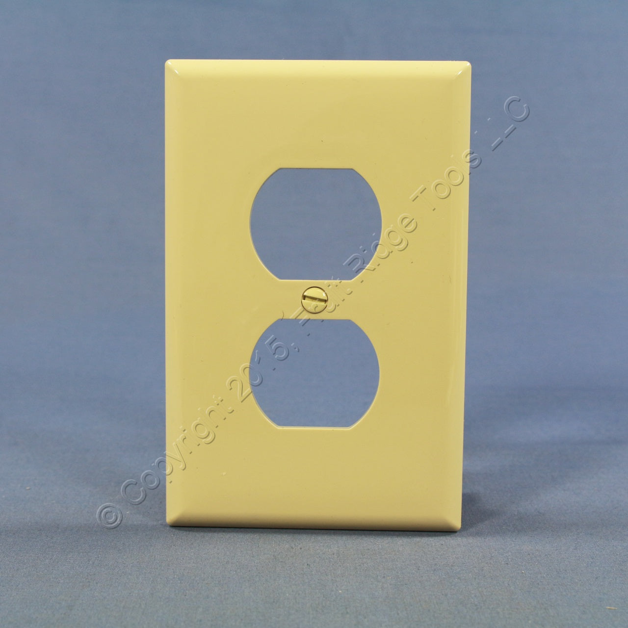 Cooper PJ8V Ivory 1-Gang Duplex Unbreakable Nylon Mid-Size Wallplate Cover 3pcs