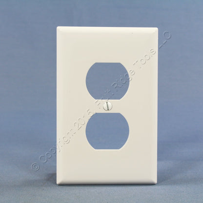 Cooper PJ8W White 1-Gang Duplex Unbreakable Nylon Mid-Size Wallplate Cover 3pcs
