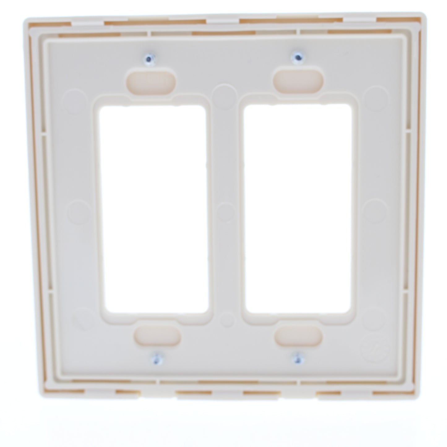Cooper PJS262A Almond 2-Gang Thermoplastic Unbreakable Mid-Size Wallplate Cover