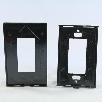 Cooper PJS26BK Black 1-Gang Decora Centered Unbreakable Mid-Size Wallplate Cover