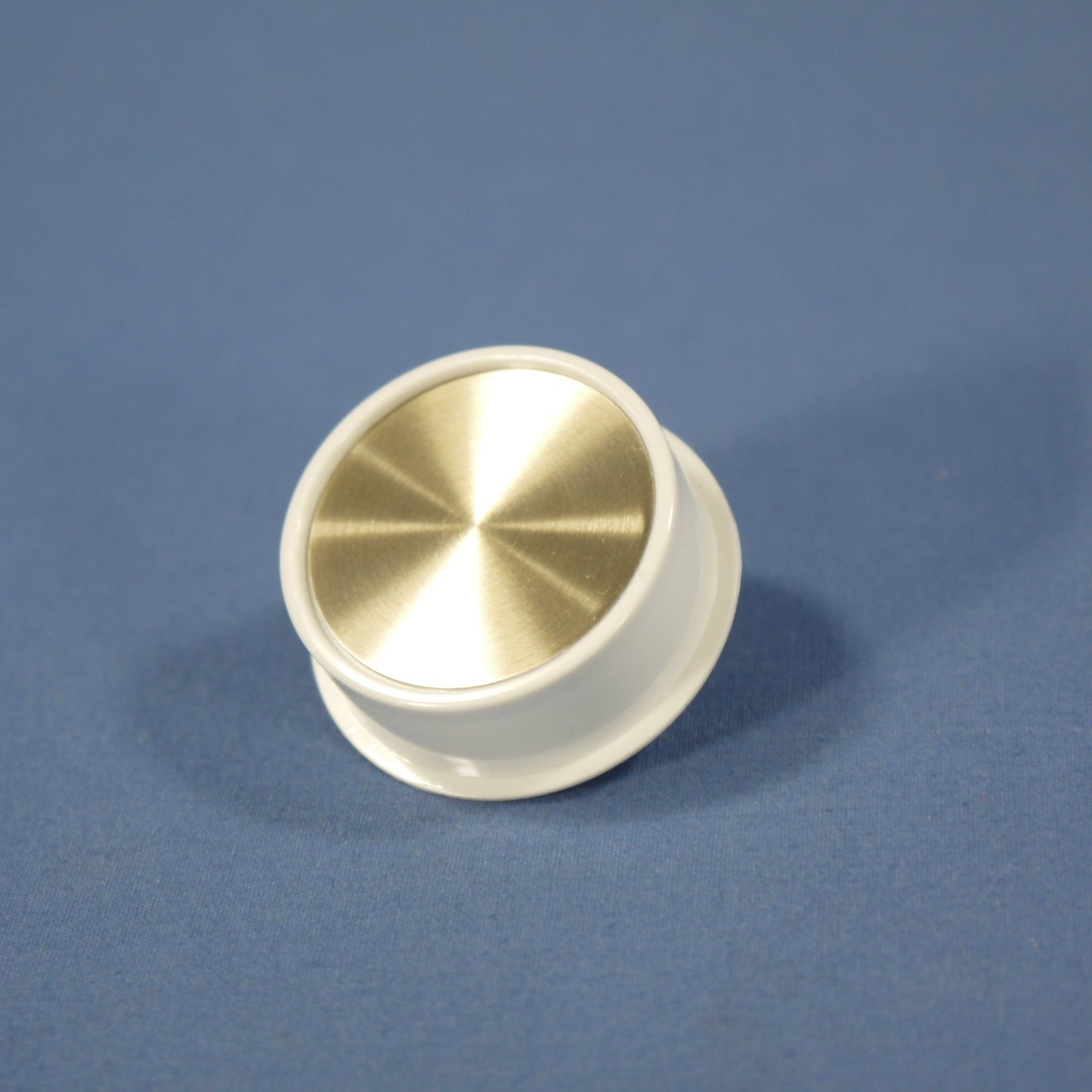 Cooper White Architectural Dimmer Color Change Kit w/ Gold Knob Insert RAC1-W