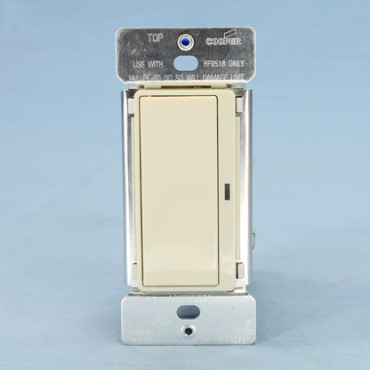 Cooper RF9520DLA Lt Almond NON-RF Accessory Decorator Switch No Neutral 120/VAC