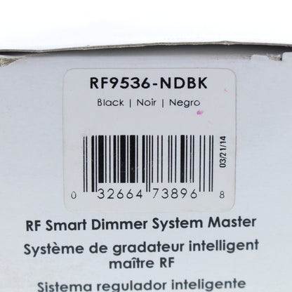 Cooper Black Low Voltage Magnetic Incandescent Dimmer Switch 1000W RF9536-NDBK