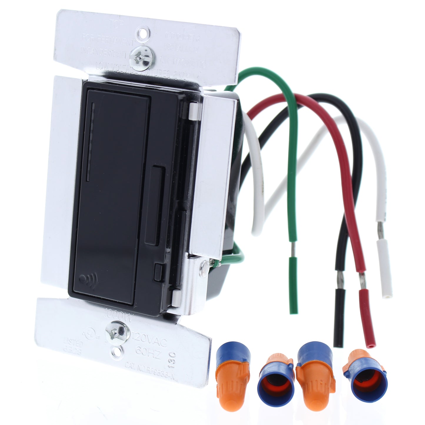 Cooper Black Low Voltage Magnetic Incandescent Dimmer Switch 1000W RF9536-NDBK