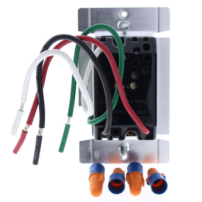 Cooper Black Low Voltage Magnetic Incandescent Dimmer Switch 1000W RF9536-NDBK