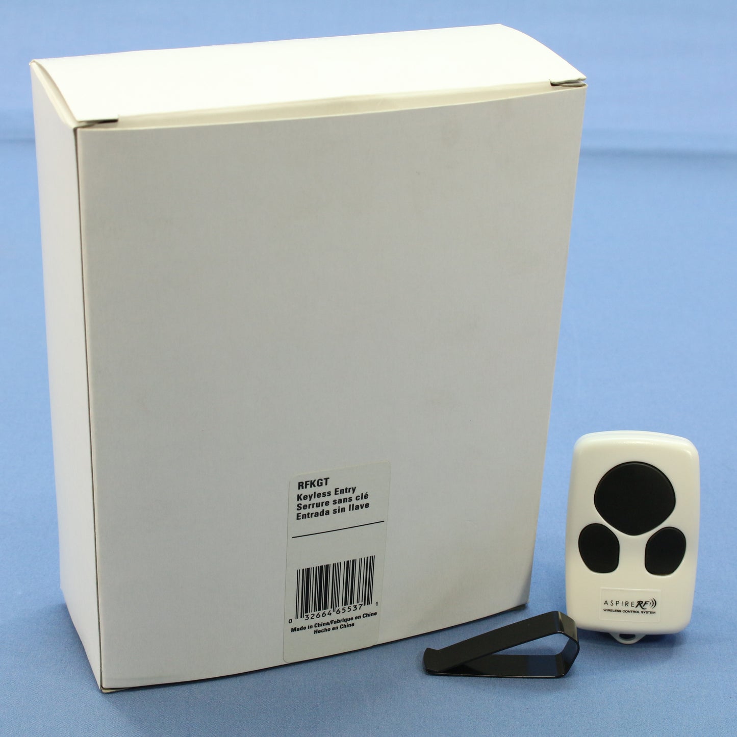 Cooper White Aspire RF Keyless Entry Garage Door System Remote Control RFKGT