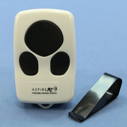 Cooper White Aspire RF Keyless Entry Garage Door System Remote Control RFKGT