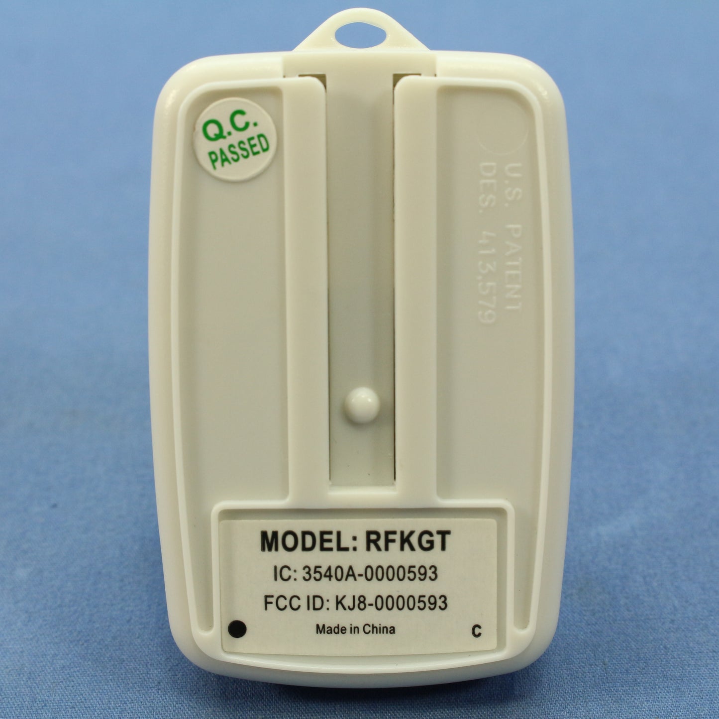 Cooper White Aspire RF Keyless Entry Garage Door System Remote Control RFKGT