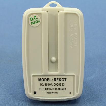 Cooper White Aspire RF Keyless Entry Garage Door System Remote Control RFKGT
