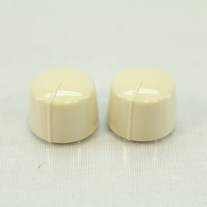 2 Cooper Almond Replacement Knobs for Rotary Combo Fan Control Dimmer RKRC-A-BP