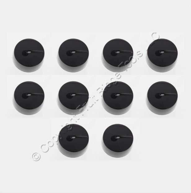 Cooper RKRL-B-BP Brown Replacement Knobs for RI06PL Lighted Rotary Dimmer 10pcs