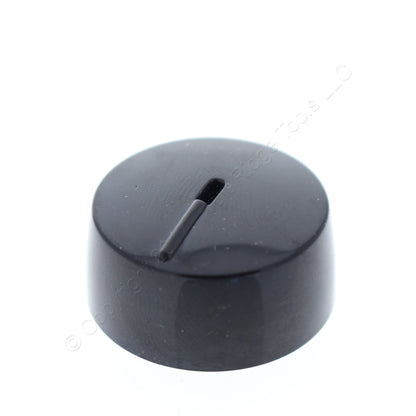 10 Cooper Black Polycarbonate Replacement Knobs for Lighted Rotary Dimmer RKRL