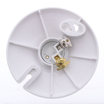 Cooper S768W 2-Piece Keyless Medium Lampholder Push Wire Light Socket 660W 250V