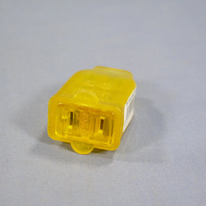 Cooper SA155GD Gold 1-15R Connector Cord End 15A 125V Non-Grounding Polarized