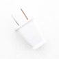 Cooper SA540W White 15A Straight Blade Male Polarized Plug Bulk NEMA 1-15P 125V