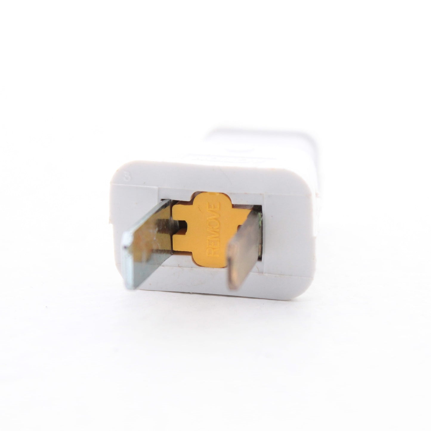 Cooper SA540W White 15A Straight Blade Male Polarized Plug Bulk NEMA 1-15P 125V