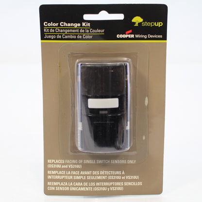 Cooper Black Color Change Kit for OS/VS310U Occupancy Sensor Switches SCK1-BK-BP