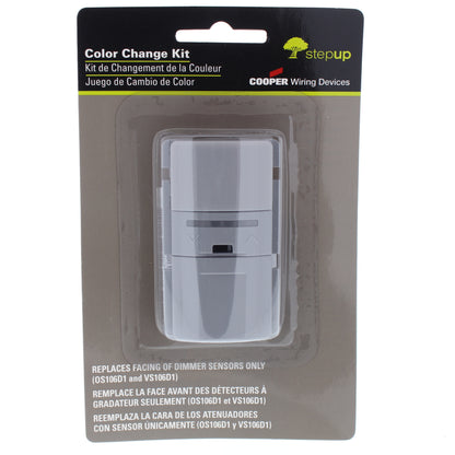 Cooper Gray Color Change Kit for Occupancy/Vacancy Dimmer Sensor SCKD-GY-BP