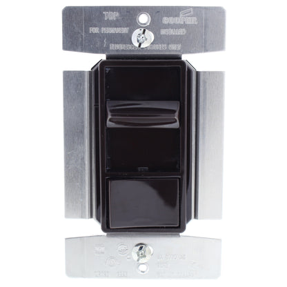 Cooper SF8AP7 Brown Preset Slide Dimmer Switch Single Pole 3-Way 8A 277V Mark 10
