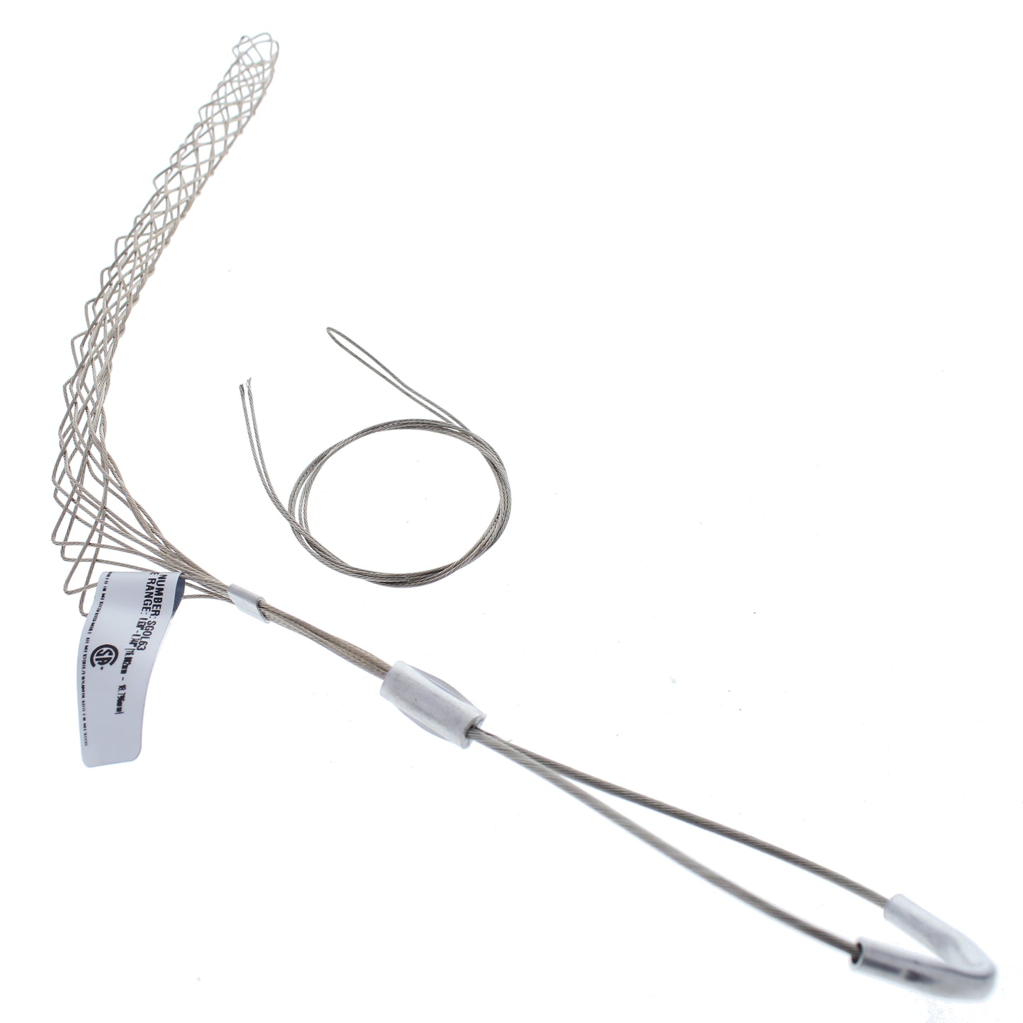 Cooper SGOL63 Cable Support Grip Split Lace Offset Eye .63-.74" Diameter