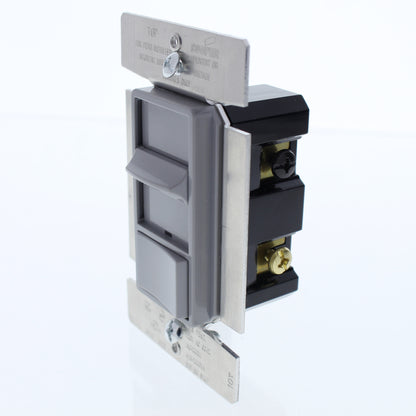 Cooper Gray Preset Magnetic LV Full Slide Dimmer 1-Pole 3-Way 120V 1000W SI10P