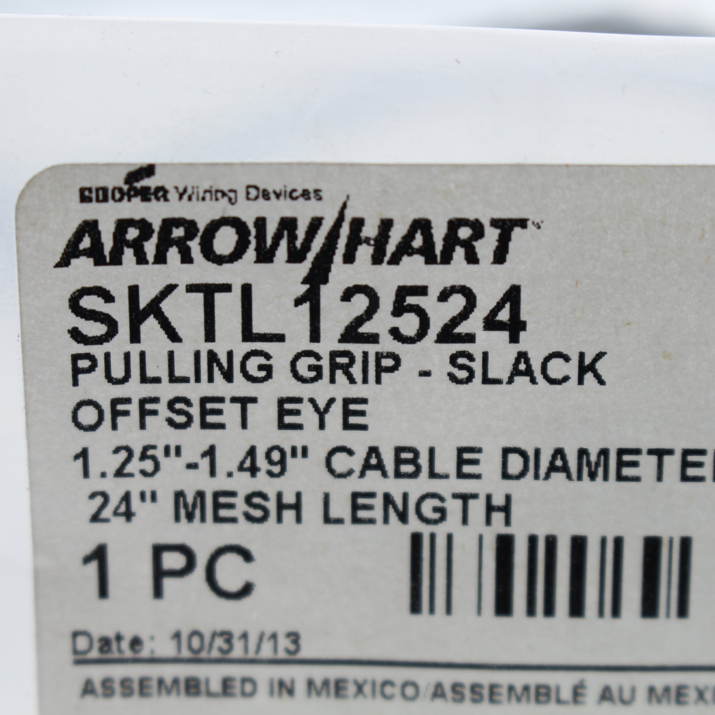 Cooper 24" Mesh Slack Lace Pulling Grip Offset Eye 1.25-1.49" Diameter SKTL12524